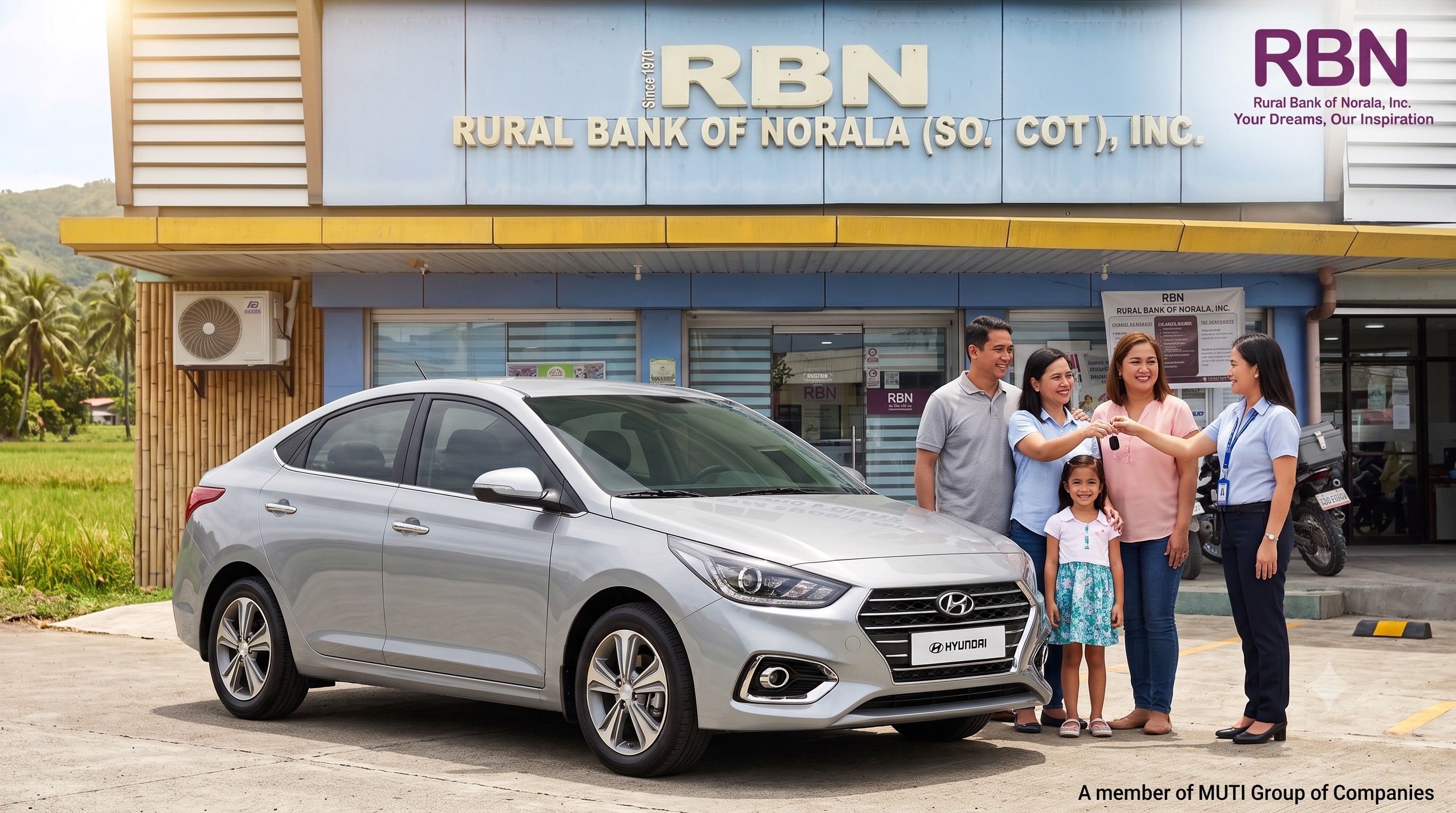 Vehicle financing at Rural Bank of Norala